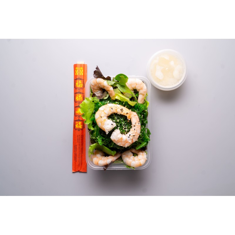 03 - Ensalada de wakame con langostinos
