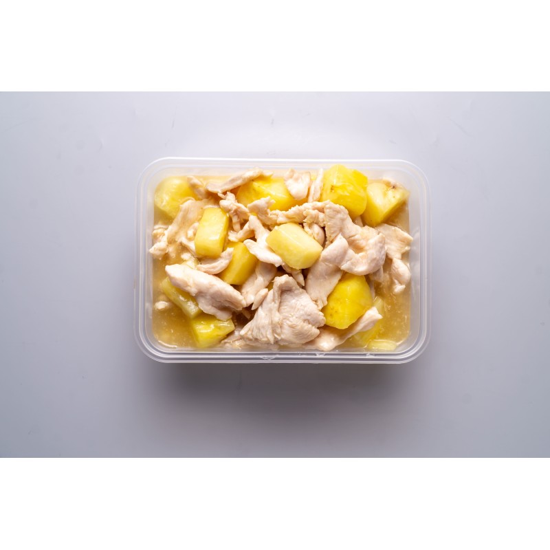 50 - Pollo a la media piña natural