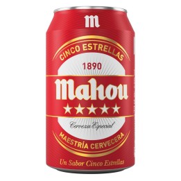 Cerveza Mahou 5 Estrellas (33 cl.)